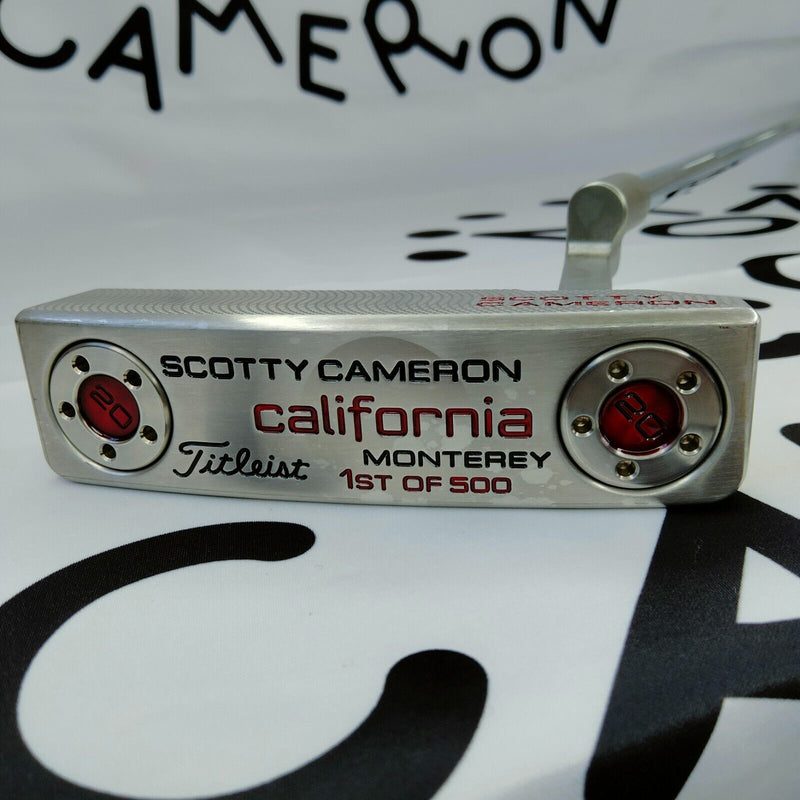 Scotty Cameron California Monterey 2012 1st of 500 Putter 33.5" RH w/Headcover