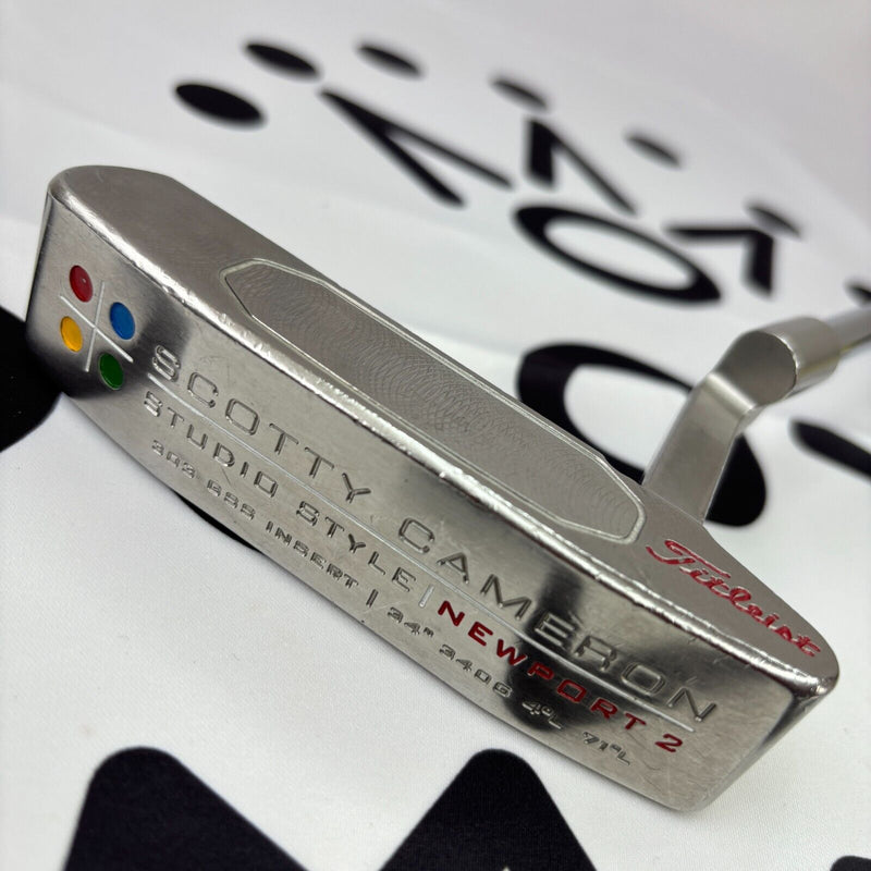 Scotty Cameron Studio Style Newport 2 GSS 33in Putter RH with Headcover