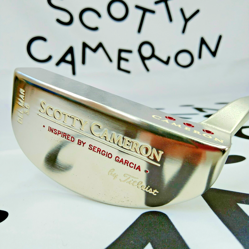 Scotty Cameron Inspired by Sergio Garcia DEL MAR 3.5 Putter 35" RH w/Headcover